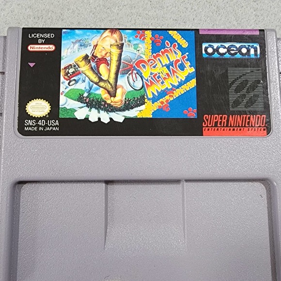 Dennis the Menace Super Nintendo (SNES 1991) Video Game Cartridge Only- Untested - Picture 2 of 5